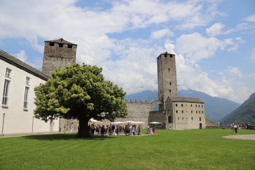Schloss Castelgrande Bellinzona: Abschluss am Samstag mit einem Steh-Apéro und Lunch 